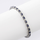 A Diamond Sapphire Bracelet