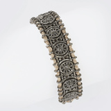 A Woven Bracelet with Diamonds