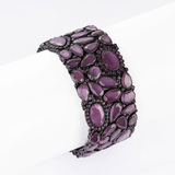 A colourful Pink Purple Ruby Bracelet - image 2