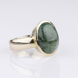 An Emerald Cabochon Ring - image 2