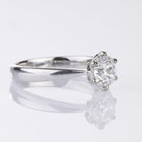 A Solitaire Ring with River Diamond - image 2