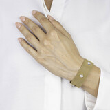 Milanaise Gold-Armband mit Brillant-Besatz - Bild 4