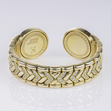 A Gold Bangle with Diamonds 'Medusa' - image 3