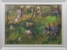 Children under blossoming Tree - image 2