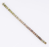 A colourful Tourmaline Diamond Bracelet - image 3