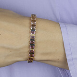 A colourful Tourmaline Diamond Bracelet - image 4