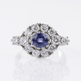 A fine Sapphire Diamond Ring - image 1