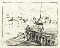 Harbour at low tide - image 1