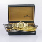 A Gentlemen's Wristwatch 'Day-Date 36' Yellow Gold with Diamonds - image 6