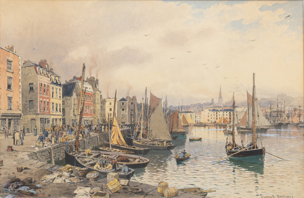 Hafen von Plymouth