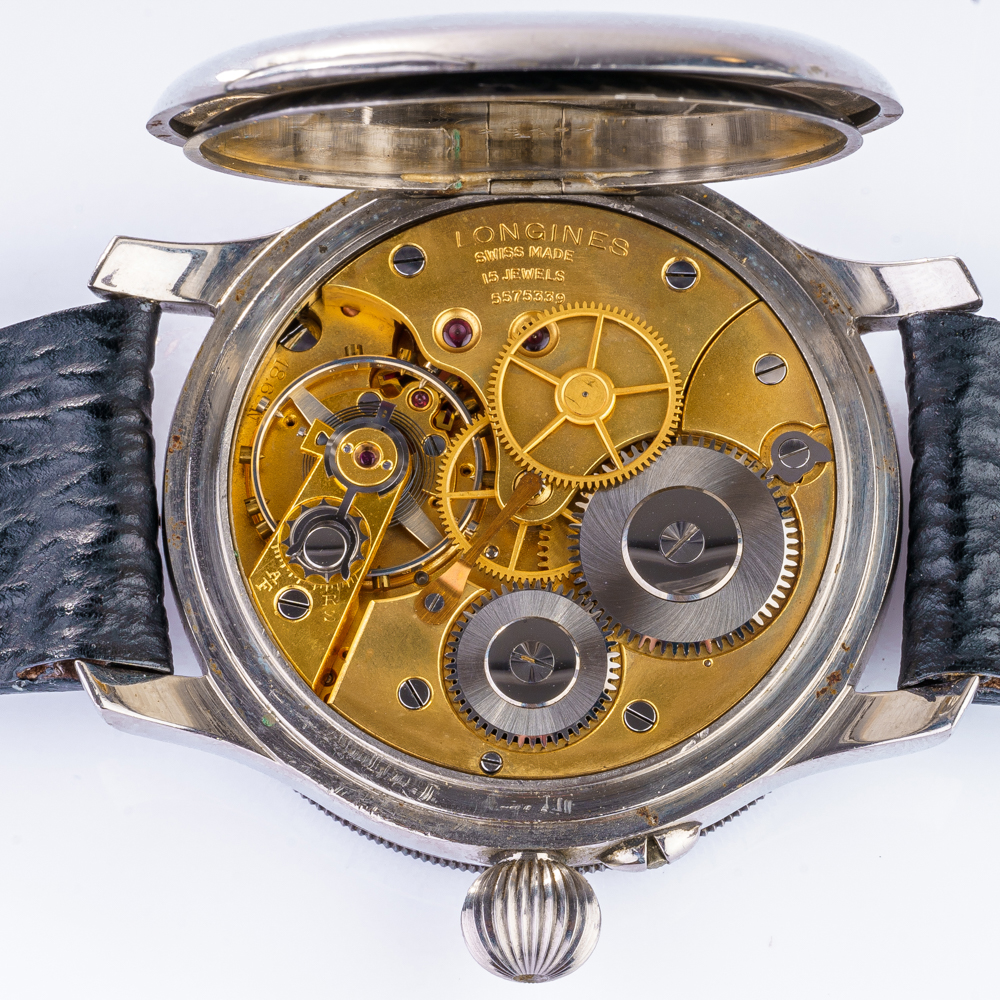 Herren-Armbanduhr 'Lindbergh Hour Angle Watch' Original Jumbo 1930er - Bild 6