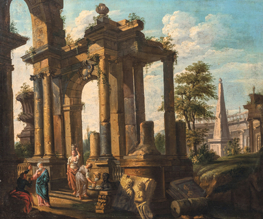 Capriccio mit Ruinen