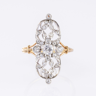 Jugendstil Diamant-Ring