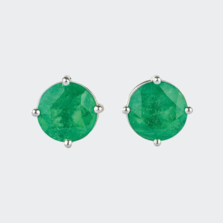 Pair Emerald Earstuds