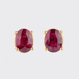 Pair Ruby Earstuds