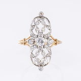 Jugendstil Diamant-Ring - Bild 1