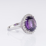 Großer Amethyst-Cocktailring - Bild 2