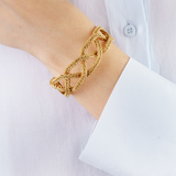 Vintage Gold-Armband - Bild 4