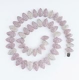 Hochkarätiges Pink-Saphir-Collier mit Brillant-Besatz - Bild 1