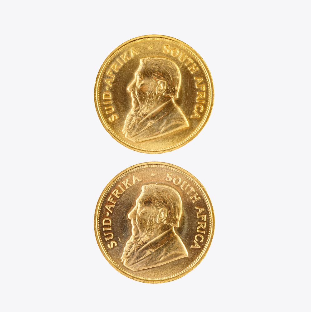 Two Gold Coins Krugerrand