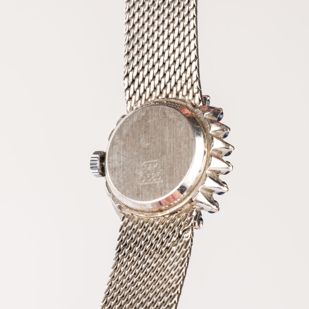 Ladies' Wristwatch with Diamonds and Sapphires - image 3