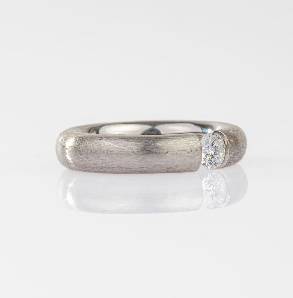 Solitaire Tension Ring - image 2