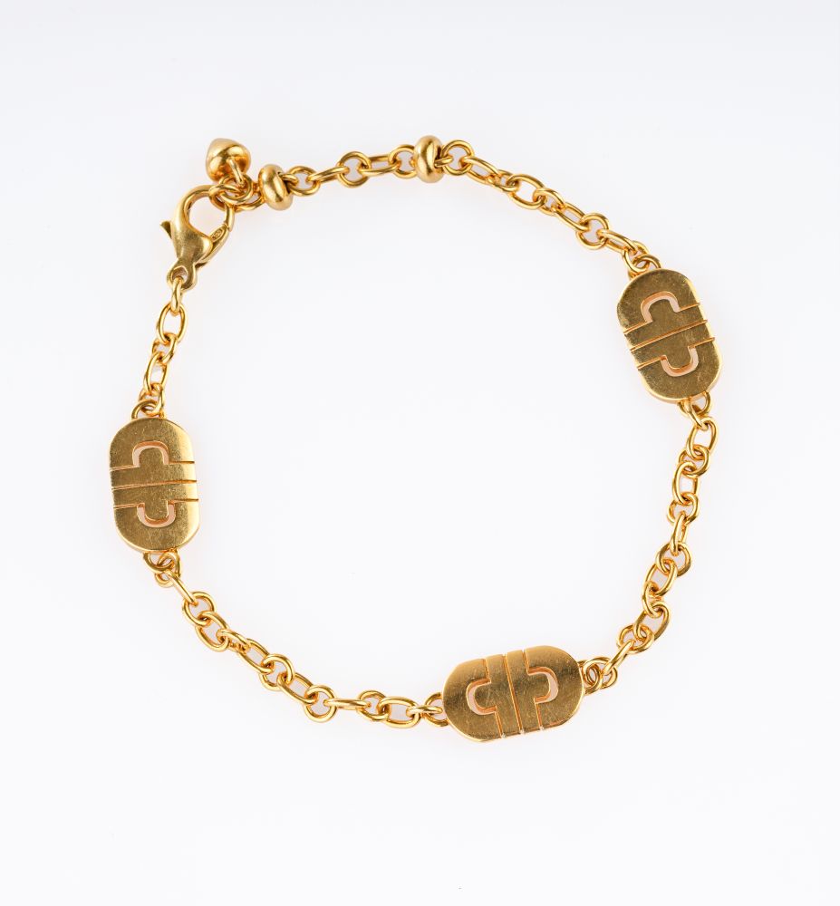 Gold Bracelet 'Parentesi'