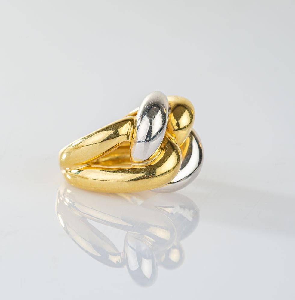 Bicolor Gold Ring - image 2