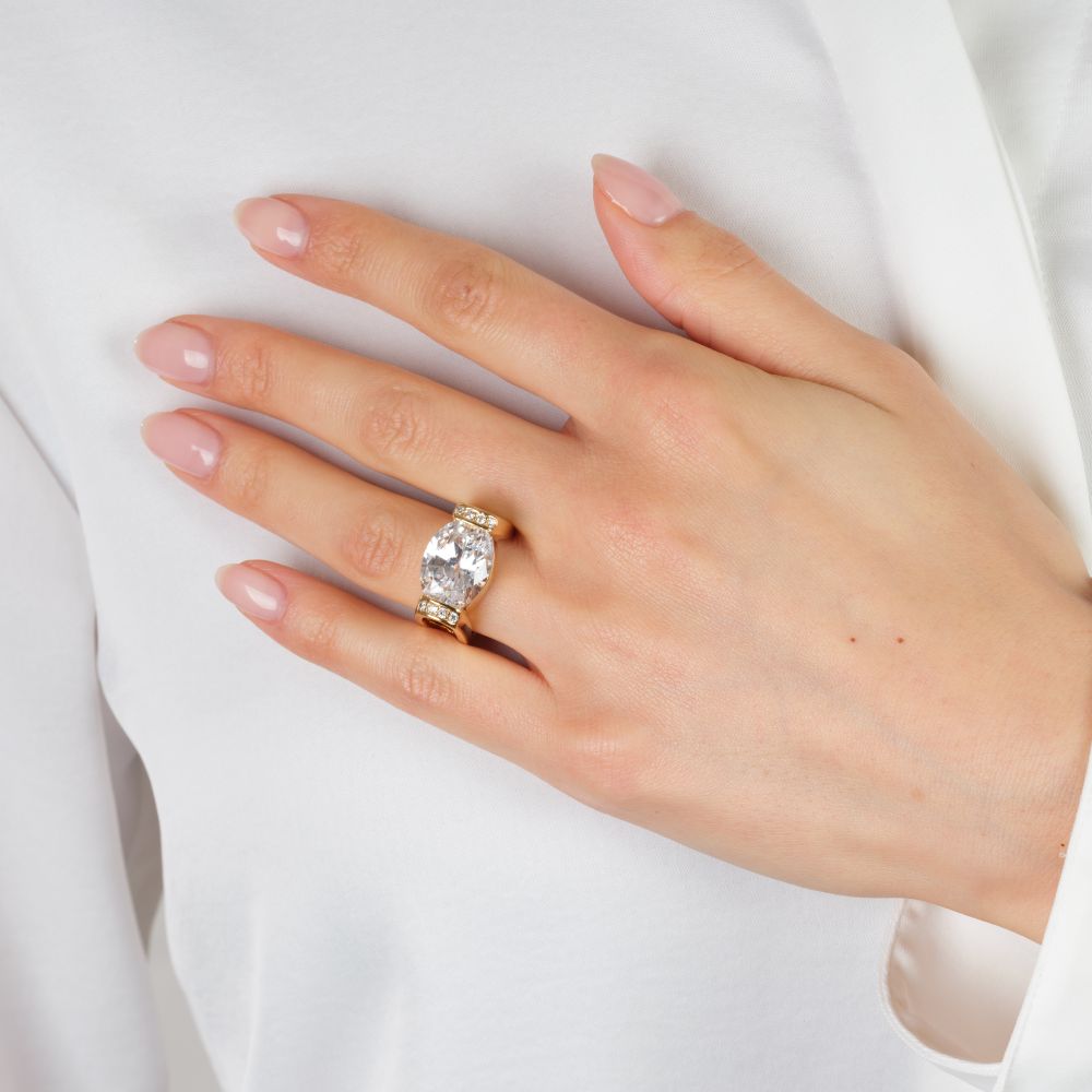 Gold Ring with Stone Synthesis - image 4