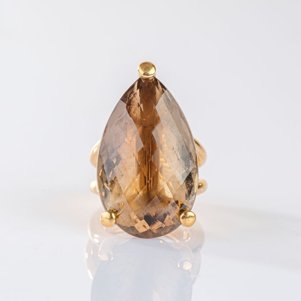 Cocktailring with Smoky Quartz - image 2