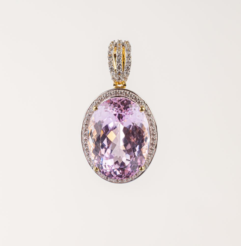 Kunzite Topas Pendant