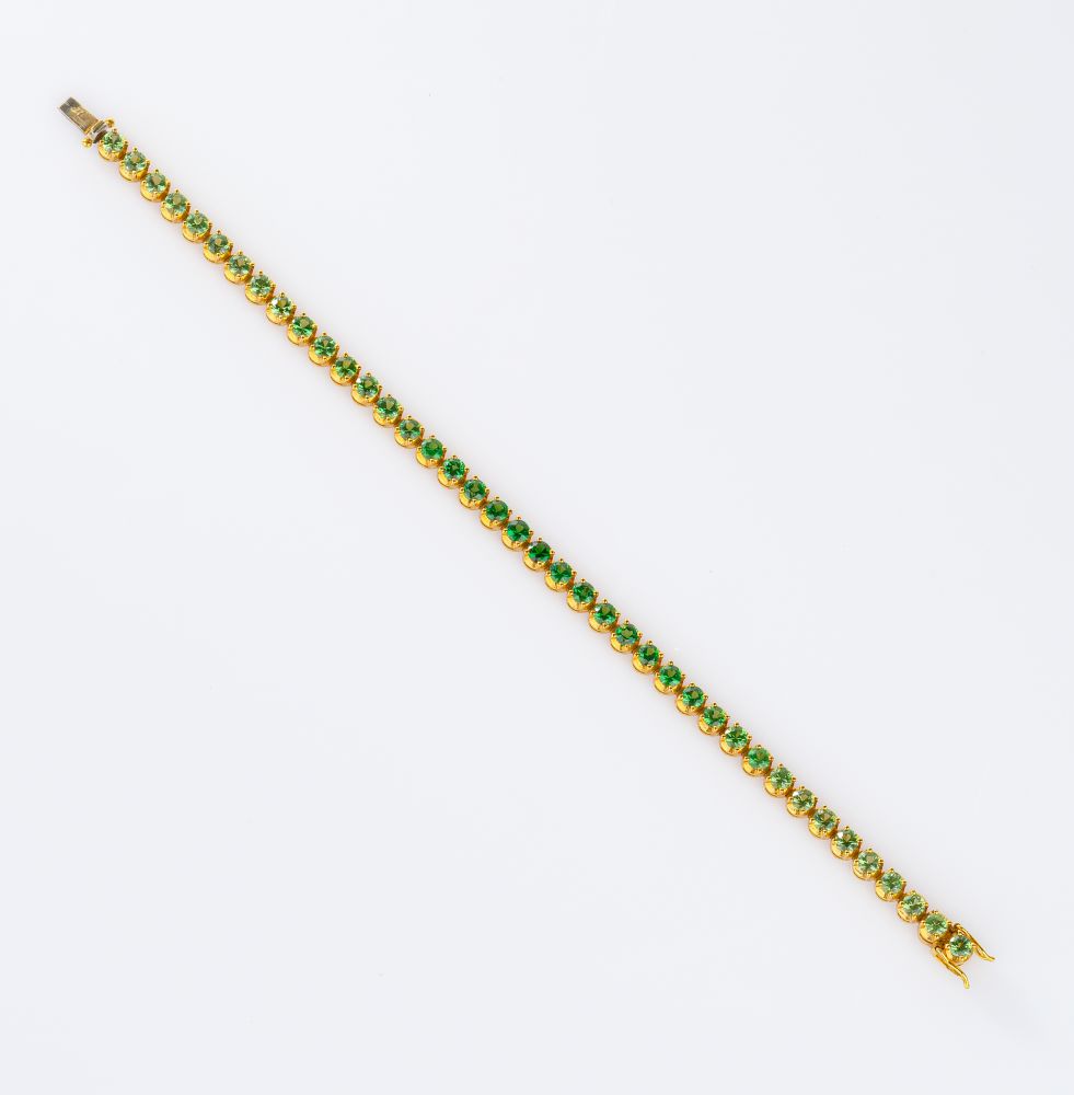 Tsavorite Bracelet - image 2