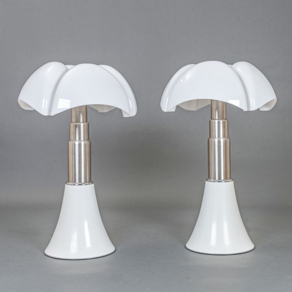 A Pair of Large 'Pipistrello' Table/Floor Lamps