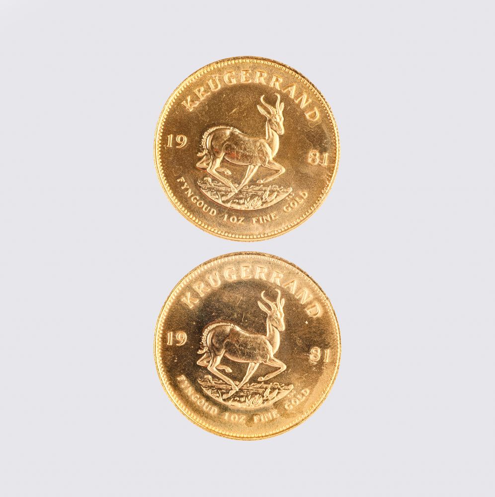  Two Gold Coins Krugerrand - image 2