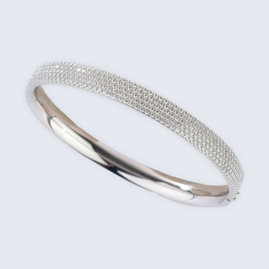 Feiner Diamant Armreif