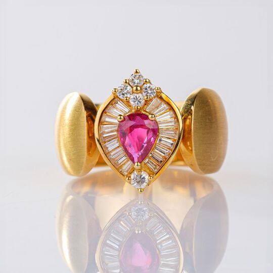 Ruby Diamond Ring