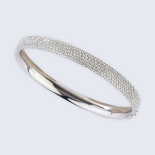 Fine Diamond Bangle Bracelet