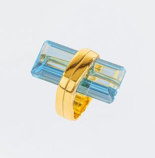 Modern Topaz Ring