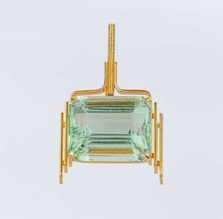 Highcarat, rare Precious Beryl as pendant