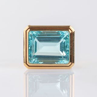 Large Aquamarine Clasp