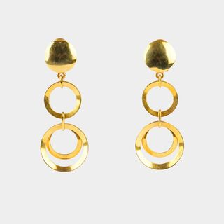 Pair of Gold Dangling Earclips