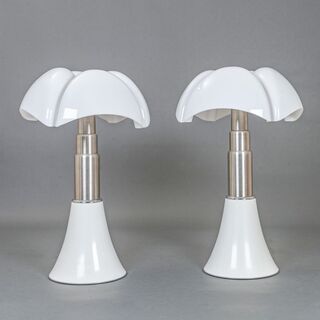 A Pair of Large 'Pipistrello' Table/Floor Lamps