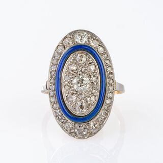 Jugendstil Diamant Ring