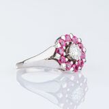 Diamond Ruby Ring - image 2