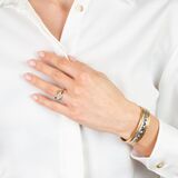 Bicolour Saphir-Brillant Armband und Ring - Bild 5