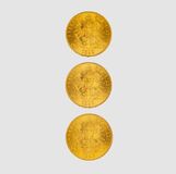 Three Gold Coins 8 Florin Kaiser Franz Joseph I - image 2