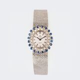 Ladies' Wristwatch with Diamonds and Sapphires - image 1