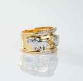 Gold Ring 'Lions' - image 2