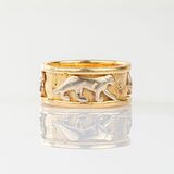 Gold Ring 'Panther' - image 1