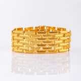 Wide Gold Bracelet - image 1